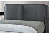 4ft6 Double Ashley Grey Faux Leather Ottoman Storage Bed frame 3